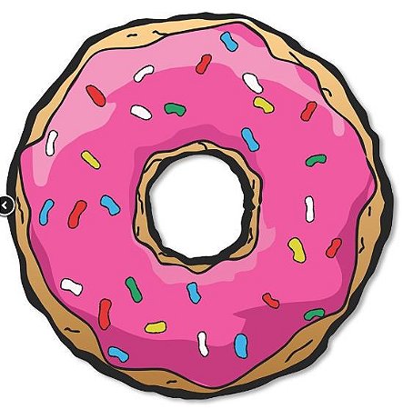 Placa Decorativa Donuts, PD25, 20 X 20 cm
