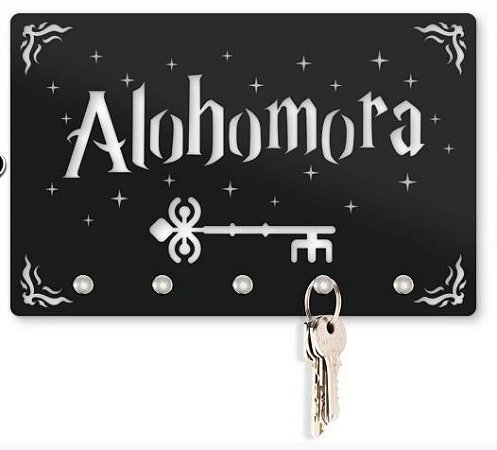 Porta Chaves Alohomora, PC03, 20 X 13 cm