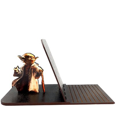 Porta Livros em MDF - Star Wars - Yoda