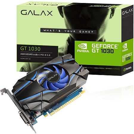 Placa de Vídeo Galax Nvidia Geforce GT 1030 2GB GDDR5