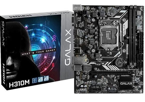 Placa Mãe Galax H310M, LGA 1151, Micro ATX, DDR4