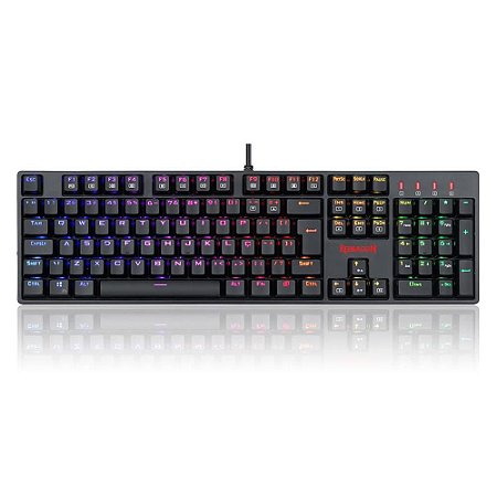 Teclado Gamer Mecânico Redragon Surara Pro, RGB, ABNT2