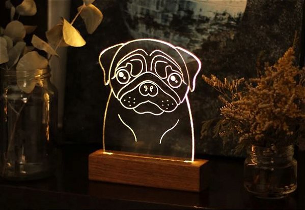 Luminária Pug