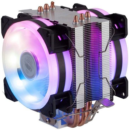 Cooler Box Dex DX-9107D, Duplo Fan, RGB