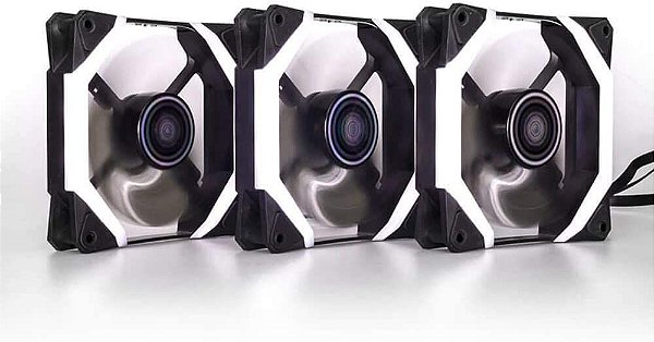 Kit Cooler Dex DX-123X, 3 unidades, RGB, 120mm