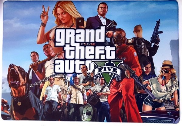 Mousepad GTA V, MP12C, 40 X 28 cm