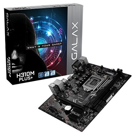 Placa Mãe Galax H310M PLUS+, LGA 1151, Micro ATX, DDR4