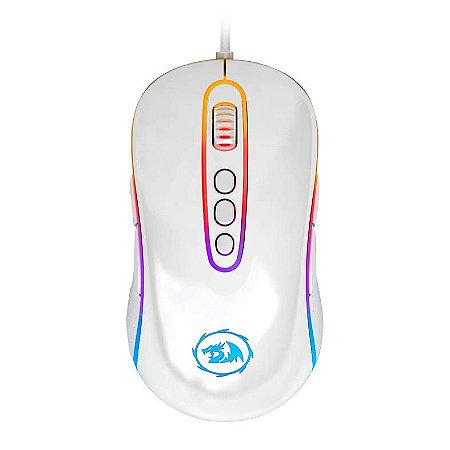 Mouse Gamer Redragon, Phoenix Lunar Branco, RGB  10000DPI