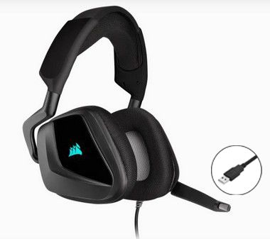Headset Gamer Corsair Void Elite USB, RGB, 7.1 Surround