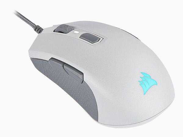 Mouse Gamer Corsair M55 RGB Pro Branco 12400DPI