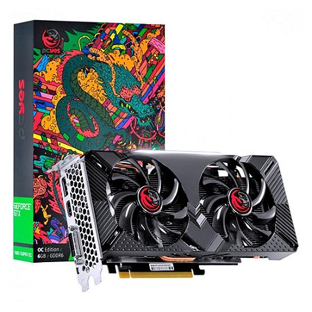 Placa de Vídeo PCYES Nvidia Geforce GTX 1660 OC 6GB GDDR5