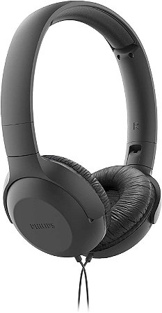 Headphone Philips Série 200, com Microfone, P2, Preto