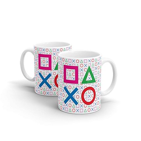 Caneca - Botões Playstation - Beek