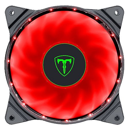Cooler T-Dagger TGF300 Led Vermelho, 120mm