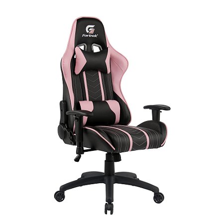 Cadeira Gamer Fortek Black Hawk Preta/Rosa