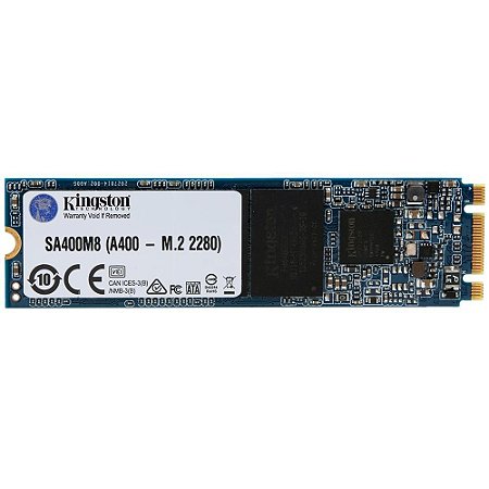 SSD Kingston A400 240GB, M.2, Leitura 500MB/s, Gravação 350MB/s