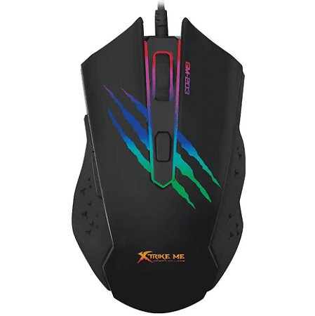 Mouse Gamer Xtrike Backlit GM-203