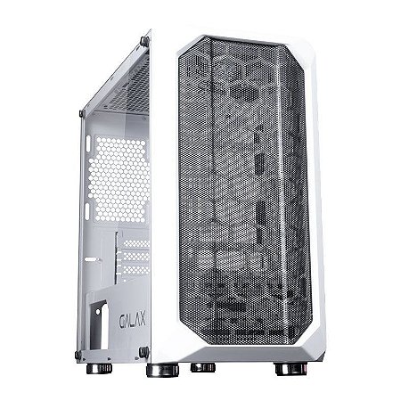 Gabinete Galax Nebulosa White, Mid Tower, Lateral em vidro temperado