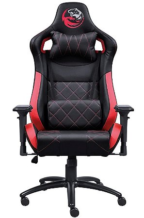Cadeira Gamer PCYES Mad Racer V10 Preta/Vermelha