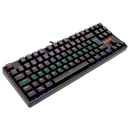 Teclado Gamer Mecânico Redragon Daksa Rainbow Switch Blue