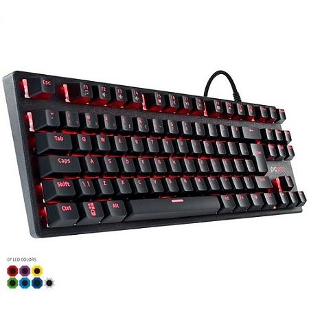 Teclado Gamer Mecânico PCYES KL7 Outemu Blue