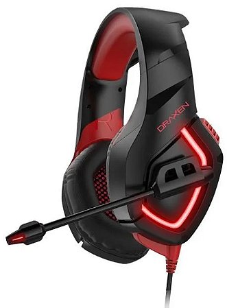 Headset Gamer Draxen DN100 LED Vermelho
