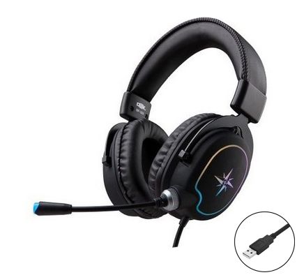 Headset Gamer Dex DF-103, Virtual 7.1 USB