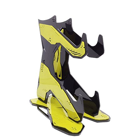 Suporte para Headset e 2 Controles X-Force Amarelo