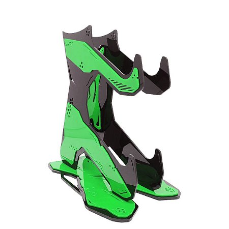 Suporte para Headset e 2 Controles X-Force Verde