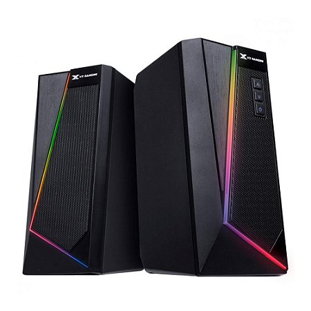 Caixa de Som Gamer Vinik 2.0 Blast, Bluetooth, RGB LED, 10W, Preta