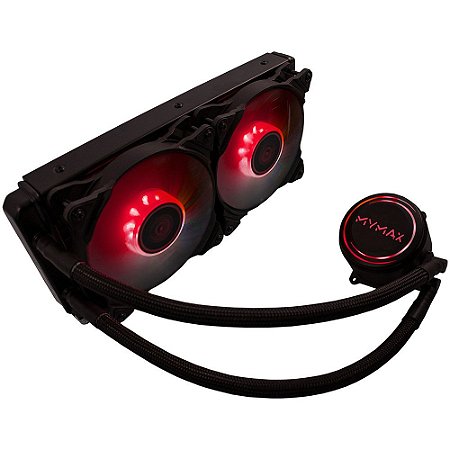 Water Cooler Mymax New Algor 240mm AMD e Intel LED Vermelho