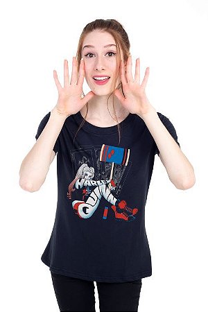 Camiseta Clube Comix DC Arlequina