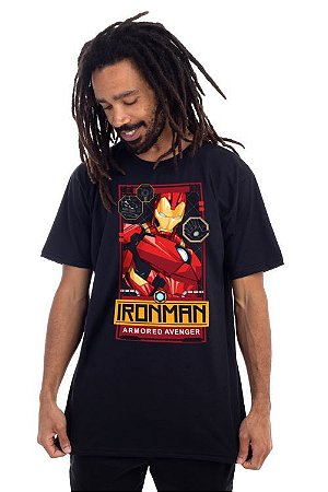 Camiseta Clube Comix Marvel Homem de Ferro