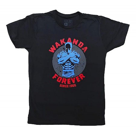 Camiseta Clube Comix Marvel Wakanda Forever