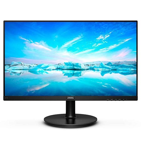 Monitor Philips 21.5", Full HD, HDMI, Bordas Ultrafinas, 221V8L