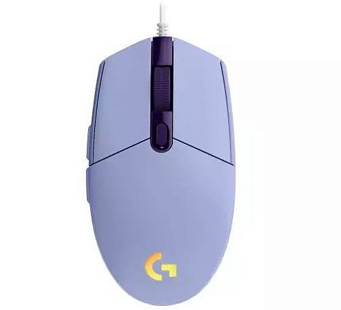 Mouse Gamer Logitech G203 RGB Lightsync Lilas 8000DPI