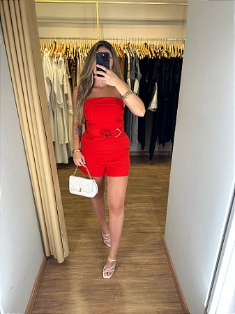 Macaquinho Alfaiataria Tomara Que Caia