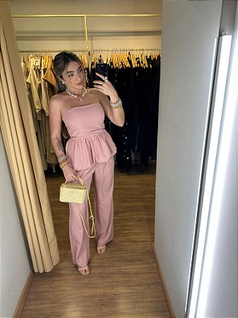 Conjunto Alfaiataria Calça e Bata Cores