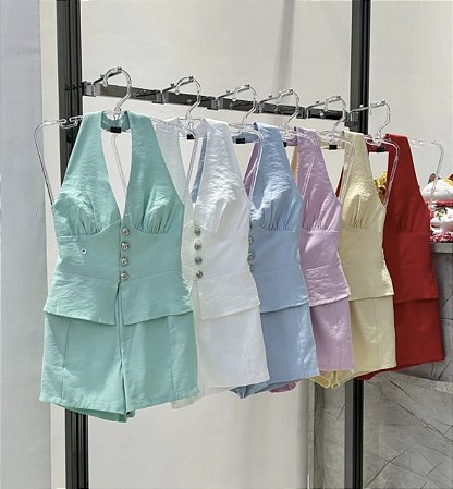 Conjunto Alfaiataria Marrant Frente Única Cores