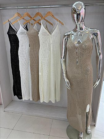 Vestido Tricô Búzios Cores