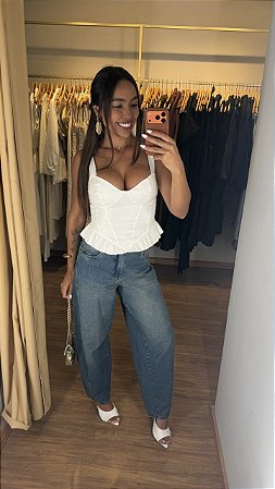 Blusa Corset Tricoline Cores