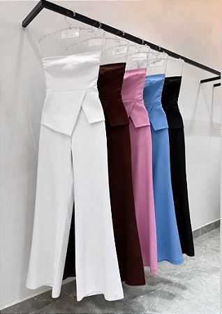 Conjunto Alfaiataria Tomara que Caia Cores