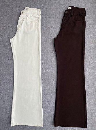 Calça Jeans Wide Leg Cores