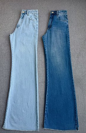 Calça Jeans Pantalona Cores