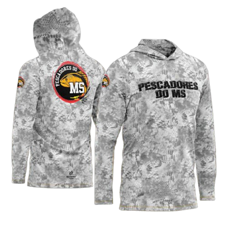 Camiseta Masculina Pescadores do MS - Estonada Branca