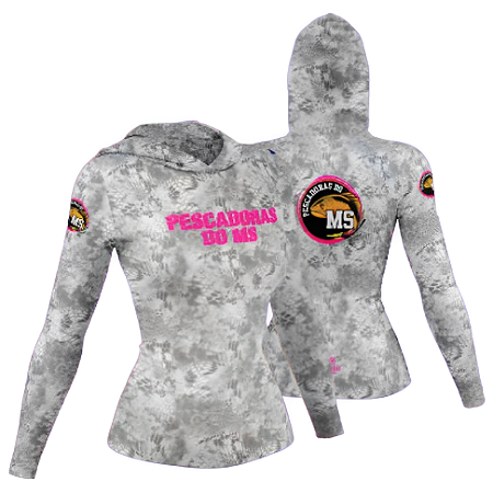 Camiseta Feminina Pescadores do MS - Estonada Branca