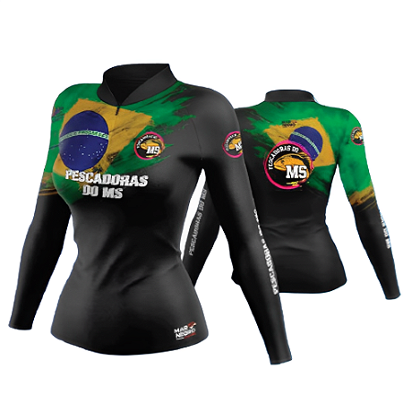 Camiseta Feminina Pescadores do MS - Brasil