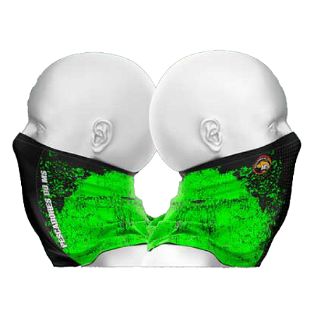 Bandana Masculina Pescadores do MS - Preta e Verde