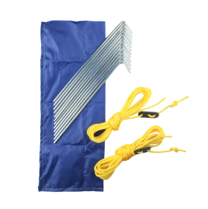 Conjunto de estacas com cordinhas NTK Camp Kit