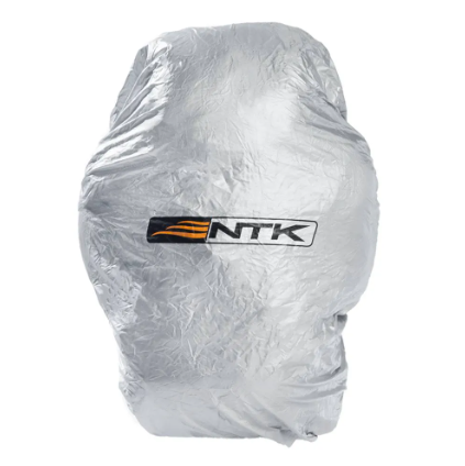 Capa de chuva NTK para mochilas com tamanho M até 50 litros impermeável e metalizada de alta resistência